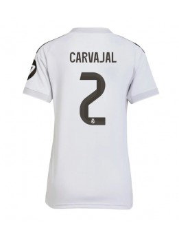 Real Madrid Daniel Carvajal #2 Replika Hemmakläder Dam 2025-26 Kortärmad